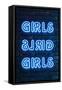 Urban Neon Collection - GIRLS-Philippe Hugonnard-Framed Stretched Canvas