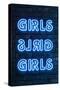 Urban Neon Collection - GIRLS-Philippe Hugonnard-Stretched Canvas