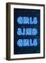 Urban Neon Collection - GIRLS-Philippe Hugonnard-Framed Art Print