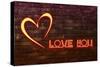 Urban Neon Collection - Love You-Philippe Hugonnard-Stretched Canvas