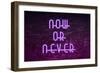 Urban Neon Collection - Now or Never-Philippe Hugonnard-Framed Art Print