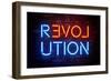 Urban Neon Collection - Revolution-Philippe Hugonnard-Framed Art Print