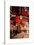 Urban Night Street Scene in Times Square in Snow in Winter-Philippe Hugonnard-Stretched Canvas