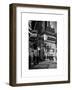 Urban Night Street Scene in Times Square in Snow in Winter-Philippe Hugonnard-Framed Art Print