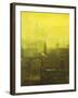 Urban Nocturne-Paul Cornoyer-Framed Premium Giclee Print