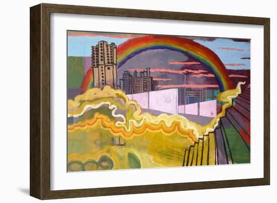 Urban Rainbow, 2016-Anastasia Lennon-Framed Giclee Print