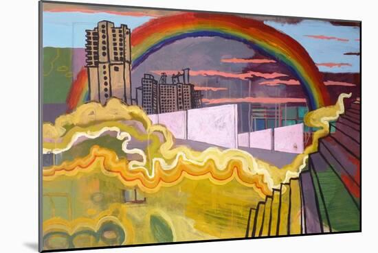 Urban Rainbow, 2016-Anastasia Lennon-Mounted Giclee Print