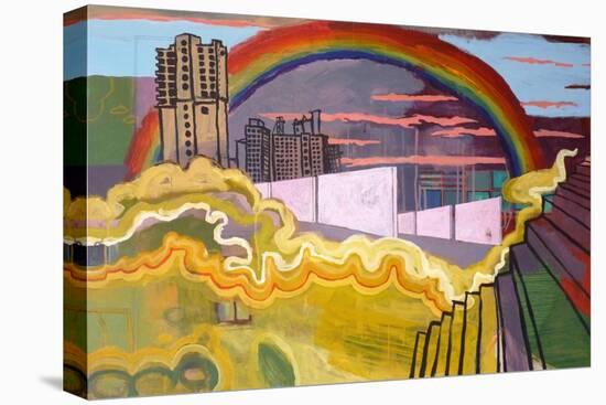 Urban Rainbow, 2016-Anastasia Lennon-Stretched Canvas