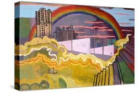 Urban Rainbow, 2016-Anastasia Lennon-Stretched Canvas