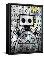 Urban Robot Color-Roseanne Jones-Framed Stretched Canvas