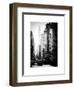 Urban Scene, 401 Broadway, Soho, Manhattan, NYC, White Frame, Old Black and White Photography-Philippe Hugonnard-Framed Art Print