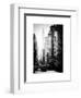 Urban Scene, 401 Broadway, Soho, Manhattan, NYC, White Frame, Old Black and White Photography-Philippe Hugonnard-Framed Art Print