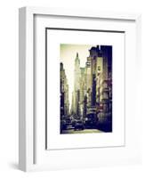 Urban Scene, 401 Broadway, Soho, Manhattan, NYC, White Frame-Philippe Hugonnard-Framed Art Print