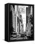 Urban Scene, Architecture and Buildings, Midtown Manhattan, NYC, USA, Black and White Photography-Philippe Hugonnard-Framed Stretched Canvas