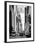 Urban Scene, Architecture and Buildings, Midtown Manhattan, NYC, USA, Black and White Photography-Philippe Hugonnard-Framed Premium Photographic Print