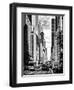 Urban Scene, Architecture and Buildings, Midtown Manhattan, NYC, USA, Black and White Photography-Philippe Hugonnard-Framed Photographic Print