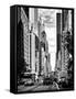 Urban Scene, Architecture and Buildings, Midtown Manhattan, NYC, USA, Black and White Photography-Philippe Hugonnard-Framed Stretched Canvas