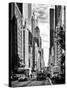 Urban Scene, Architecture and Buildings, Midtown Manhattan, NYC, USA, Black and White Photography-Philippe Hugonnard-Stretched Canvas