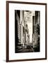 Urban Scene, Architecture and Buildings, Midtown Manhattan, NYCa, White Frame, Sepia Original-Philippe Hugonnard-Framed Art Print