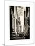 Urban Scene, Architecture and Buildings, Midtown Manhattan, NYCa, White Frame, Sepia Original-Philippe Hugonnard-Mounted Art Print