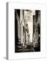 Urban Scene, Architecture and Buildings, Midtown Manhattan, NYCa, White Frame, Sepia Original-Philippe Hugonnard-Stretched Canvas
