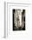 Urban Scene, Architecture and Buildings, Midtown Manhattan, NYCa, White Frame, Sepia Original-Philippe Hugonnard-Framed Art Print