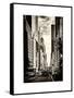 Urban Scene, Architecture and Buildings, Midtown Manhattan, NYCa, White Frame, Sepia Original-Philippe Hugonnard-Framed Stretched Canvas