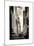 Urban Scene, Architecture and Buildings, Midtown Manhattan, NYCa, White Frame, Sepia Original-Philippe Hugonnard-Mounted Art Print