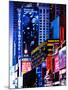 Urban Scene at Times Square NYC by Night, Manhattan, New York, United States-Philippe Hugonnard-Mounted Photographic Print