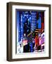 Urban Scene at Times Square NYC by Night, Manhattan, New York, United States-Philippe Hugonnard-Framed Photographic Print