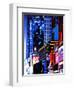 Urban Scene at Times Square NYC by Night, Manhattan, New York, United States-Philippe Hugonnard-Framed Photographic Print