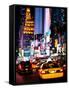 Urban Scene by Night, Times Square, Manhattan, New York City, United States-Philippe Hugonnard-Framed Stretched Canvas