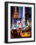 Urban Scene by Night, Times Square, Manhattan, New York City, United States-Philippe Hugonnard-Framed Photographic Print