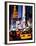 Urban Scene by Night, Times Square, Manhattan, New York City, United States-Philippe Hugonnard-Framed Premium Photographic Print