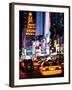 Urban Scene by Night, Times Square, Manhattan, New York City, United States-Philippe Hugonnard-Framed Premium Photographic Print