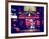 Urban Scene by Night - Vintage Store in Times Square - Manhattan - New York City - United States-Philippe Hugonnard-Framed Photographic Print