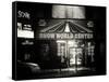 Urban Scene by Night - Vintage Store in Times Square - Manhattan - New York City - United States-Philippe Hugonnard-Framed Stretched Canvas