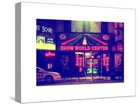 Urban Scene by Night - Vintage Store in Times Square - Manhattan - New York City - United States-Philippe Hugonnard-Stretched Canvas