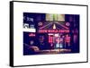 Urban Scene by Night - Vintage Store in Times Square - Manhattan - New York City-Philippe Hugonnard-Framed Stretched Canvas