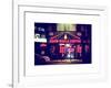 Urban Scene by Night - Vintage Store in Times Square - Manhattan - New York City-Philippe Hugonnard-Framed Art Print