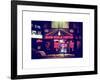 Urban Scene by Night - Vintage Store in Times Square - Manhattan - New York City-Philippe Hugonnard-Framed Art Print