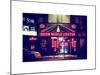 Urban Scene by Night - Vintage Store in Times Square - Manhattan - New York City-Philippe Hugonnard-Mounted Art Print