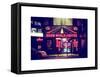 Urban Scene by Night - Vintage Store in Times Square - Manhattan - New York City-Philippe Hugonnard-Framed Stretched Canvas