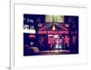 Urban Scene by Night - Vintage Store in Times Square - Manhattan - New York City-Philippe Hugonnard-Framed Art Print