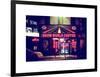 Urban Scene by Night - Vintage Store in Times Square - Manhattan - New York City-Philippe Hugonnard-Framed Art Print