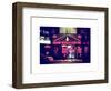 Urban Scene by Night - Vintage Store in Times Square - Manhattan - New York City-Philippe Hugonnard-Framed Art Print