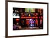 Urban Scene by Night - Vintage Store in Times Square - Manhattan - New York City-Philippe Hugonnard-Framed Art Print