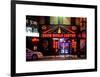 Urban Scene by Night - Vintage Store in Times Square - Manhattan - New York City-Philippe Hugonnard-Framed Art Print