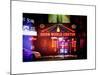 Urban Scene by Night - Vintage Store in Times Square - Manhattan - New York City-Philippe Hugonnard-Mounted Art Print