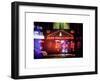 Urban Scene by Night - Vintage Store in Times Square - Manhattan - New York City-Philippe Hugonnard-Framed Art Print